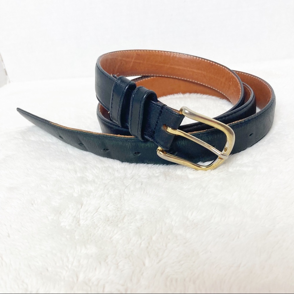 Men’s Black leather belt sz 50